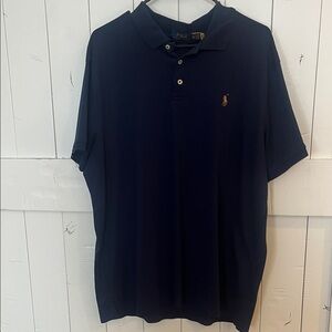 Polo by Ralph Lauren Men's Dark Blue Polo Shirt